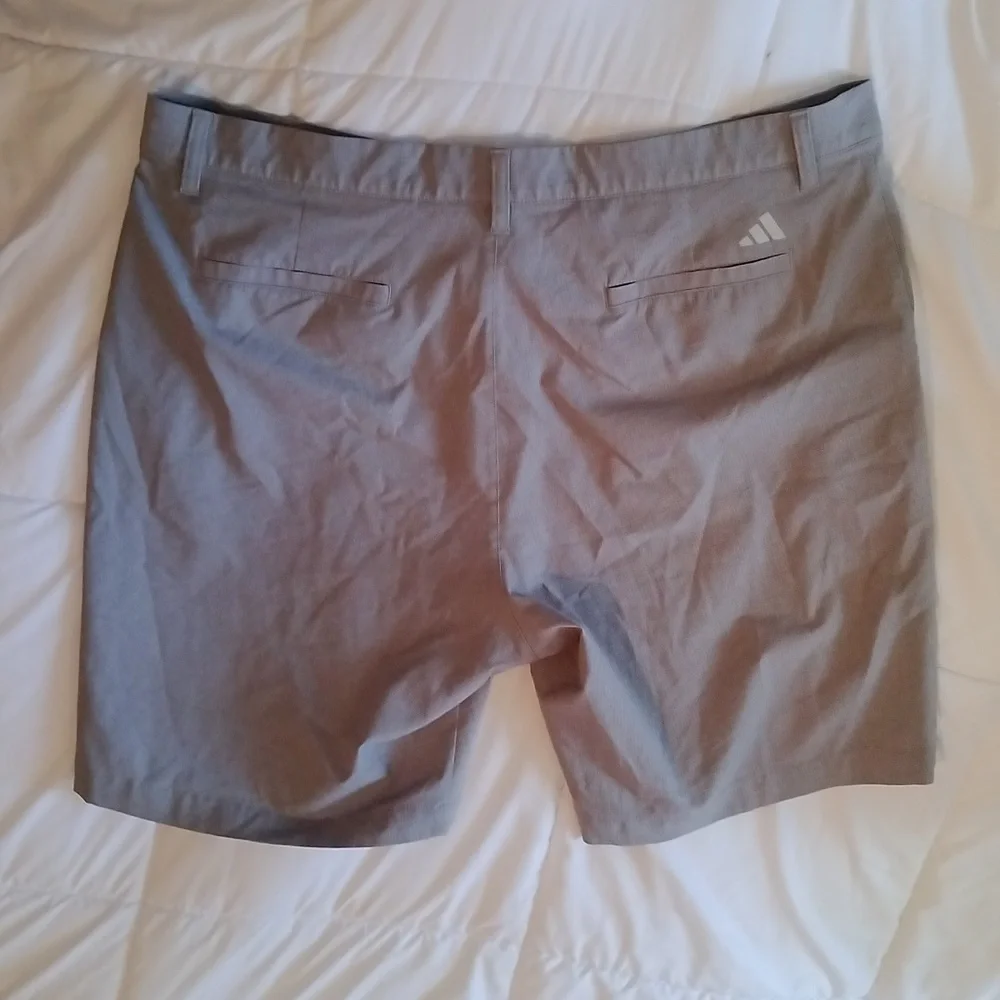 New Adidas Men's Grey Casual Performance Shorts - 40